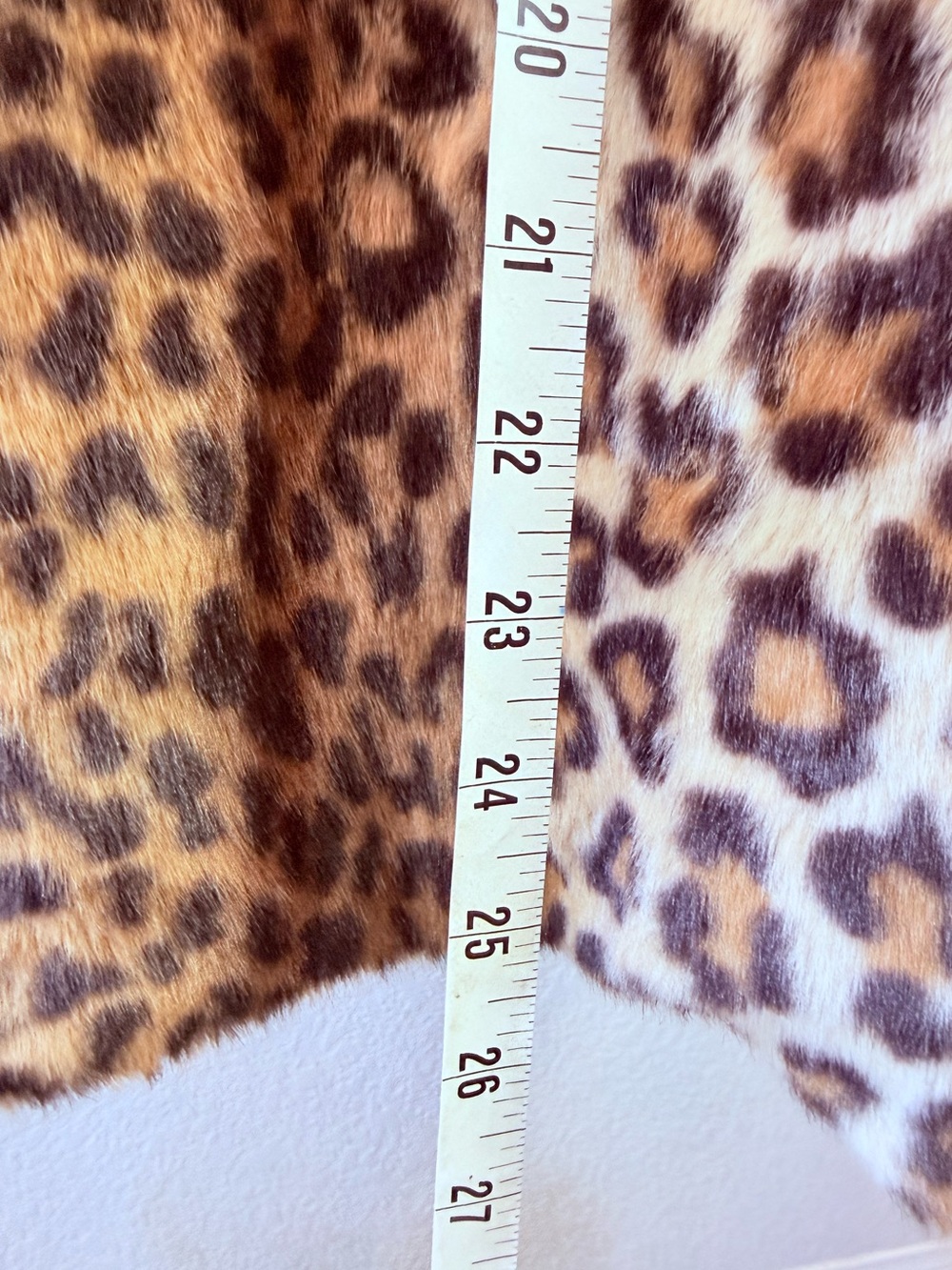 NEW Love Token faux fur leopard coat size Large - Picture 11 of 11